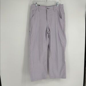 NWT Levi’s Carpenter Utility Pants 29 x 27 Lavender Lilac Workwear Straight Leg